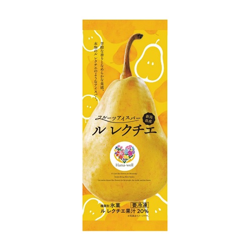 『冷凍』Ｈａｎａ－ｗｅｌｌ　フルーツバー　新潟県産ルレクチエ　７０ｍｌ
