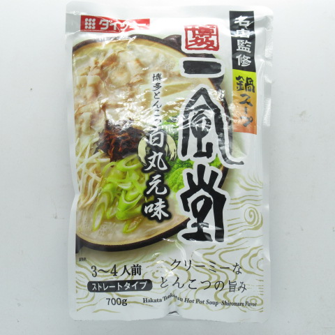 ダイショー　名店監修鍋一風堂白丸元味　７００ｇ