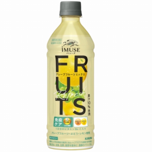キリン　イミューズ　フルーツリフレッシュ　グレープフルーツミックス　５００ｍｌ