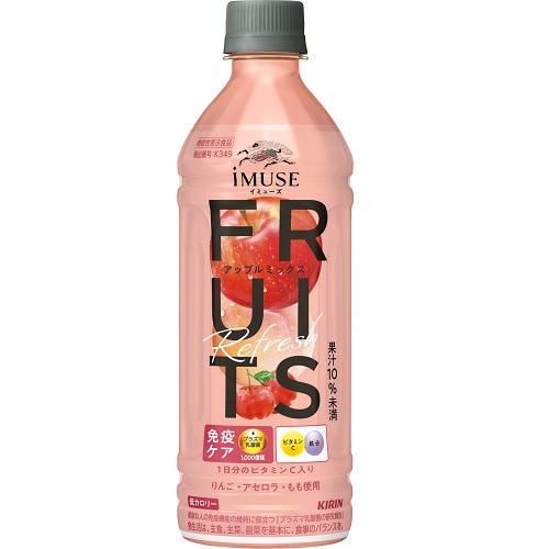 キリン　イミューズ　フルーツリフレッシュ　アップルミックス　５００ｍｌ