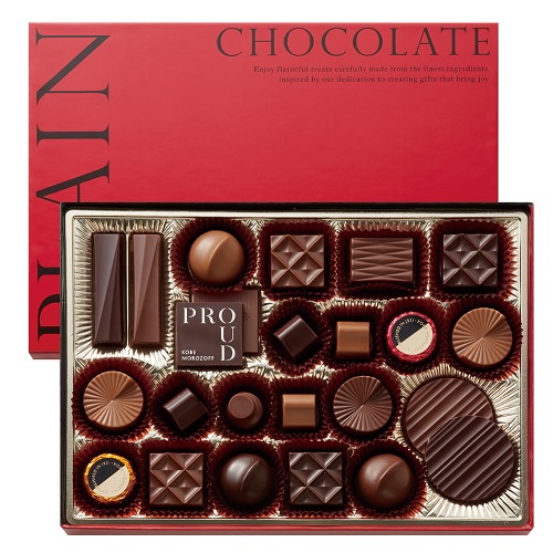 【バレンタイン】モロゾフ　プラウド　プレーンチョコレート 　２４個