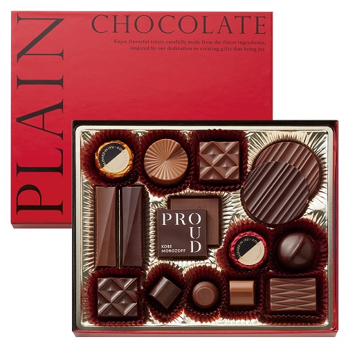 【バレンタイン】モロゾフ　プラウド　プレーンチョコレート 　１６個