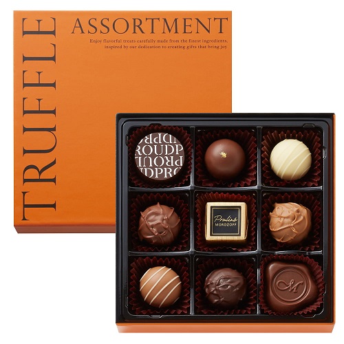 【バレンタイン】モロゾフ　プラウド　トリュフアソートメント　９個