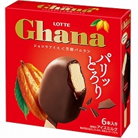 『冷凍』ロッテ　ガーナショコラアイス　芳醇バニラ　６本入