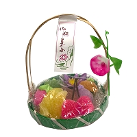 【お供え】京都富久屋　盆篭フルーツボンボン　１個