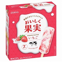 『冷凍』　オハヨー　おいしく果実　いちご 　７本