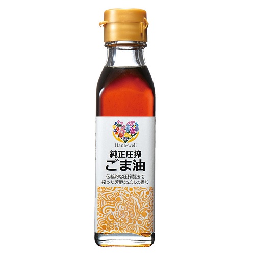 Ｈａｎａ－ｗｅｌｌ　純正圧搾ごま油　１０５ｇ