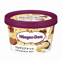 『冷凍』　ハーゲンダッツ　ミニカップ　マカデミアナッツ　１１０ｍｌ
