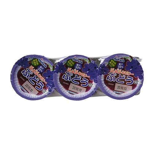 原田　ぷるぷるゼリーぶどう　７０ｇ×３